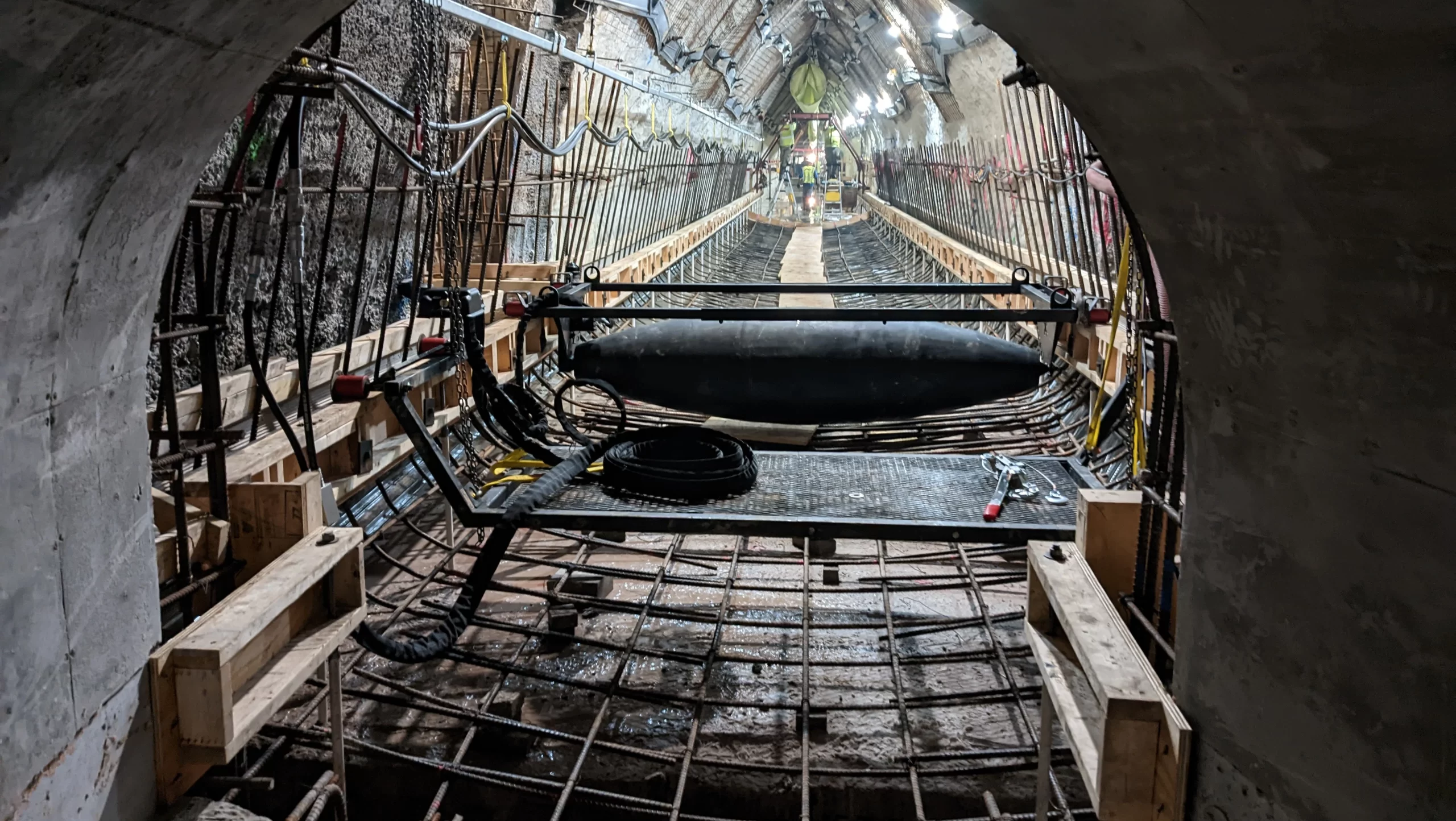 underground custom concrete drum